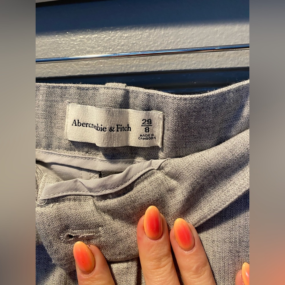 A&F light grey work pants - Picture 2 of 12